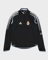 Vintage 2004 Adidas Football Real Madrid FC Quarter-Zip Training Fleece - S