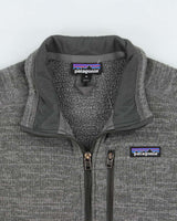 Vintage Patagonia Marl Grey 'Better Sweater' Quarter-Zip Fleece - M