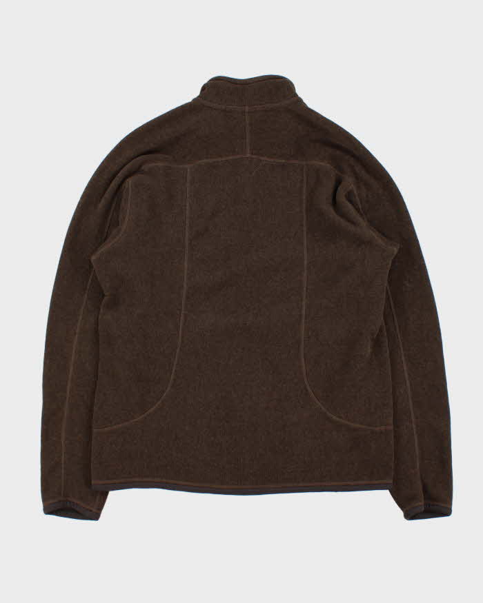 Vintage 00s Patagonia Brown Full-Zip Technical Fleece - M
