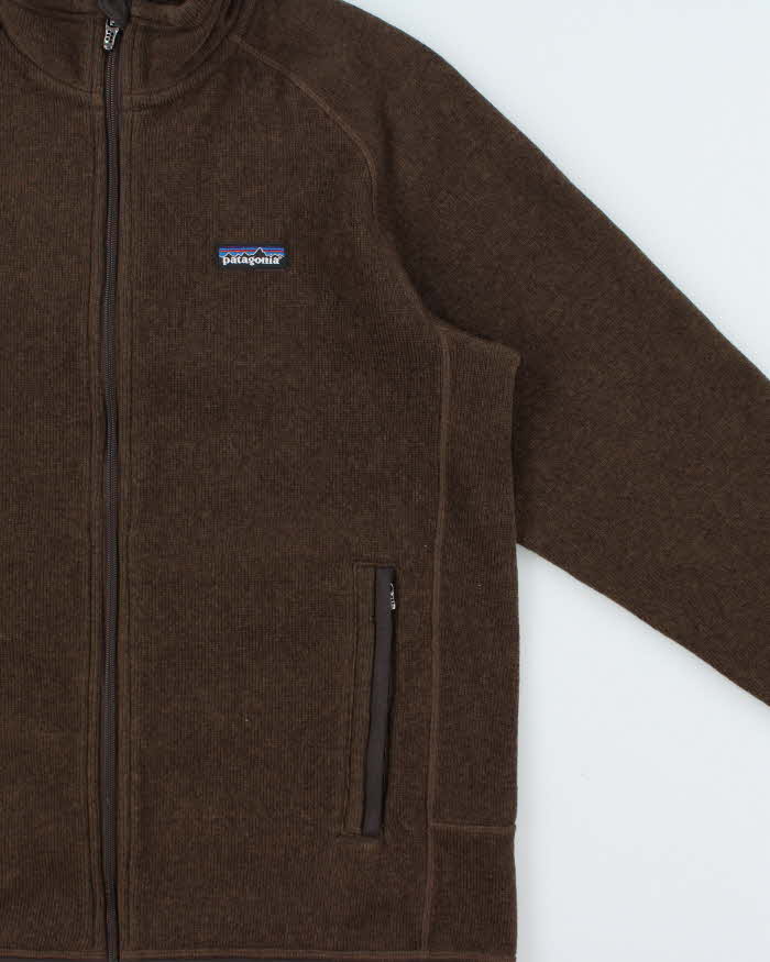 Vintage 00s Patagonia Brown Full-Zip Technical Fleece - M