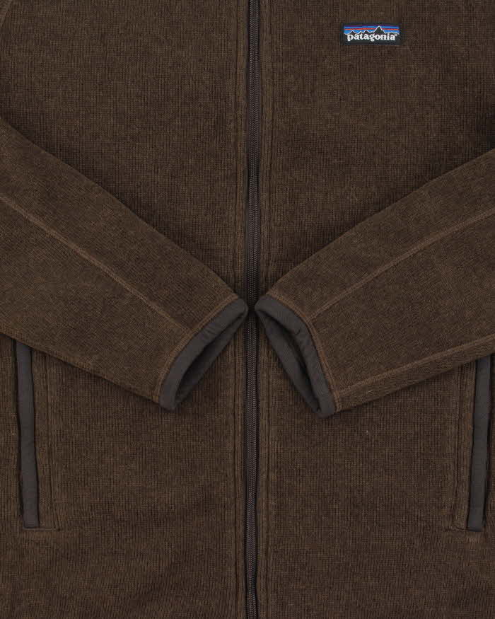 Vintage 00s Patagonia Brown Full-Zip Technical Fleece - M