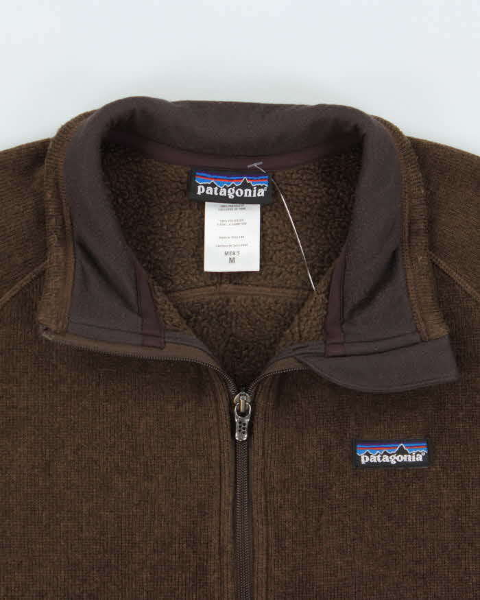 Vintage 00s Patagonia Brown Full-Zip Technical Fleece - M