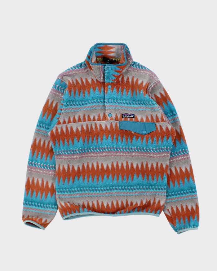 Vintage Patagonia Synchilla Snap-T Aztec Pullover Fleece - XXS