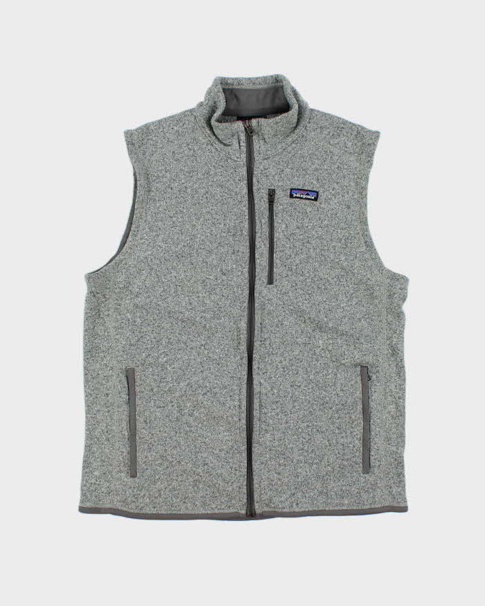 SP2023 Patagonia Marl Grey 'Better Sweater' Full-Zip Fleece Gilet - XL