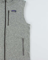 SP2023 Patagonia Marl Grey 'Better Sweater' Full-Zip Fleece Gilet - XL