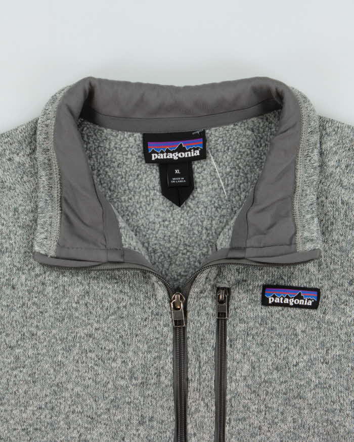 SP2023 Patagonia Marl Grey 'Better Sweater' Full-Zip Fleece Gilet - XL