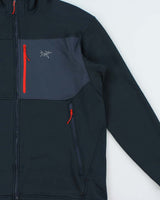 2014 Arc'teryx Fortrez Polartec Hooded Full-Zip Technical Fleece - XXL