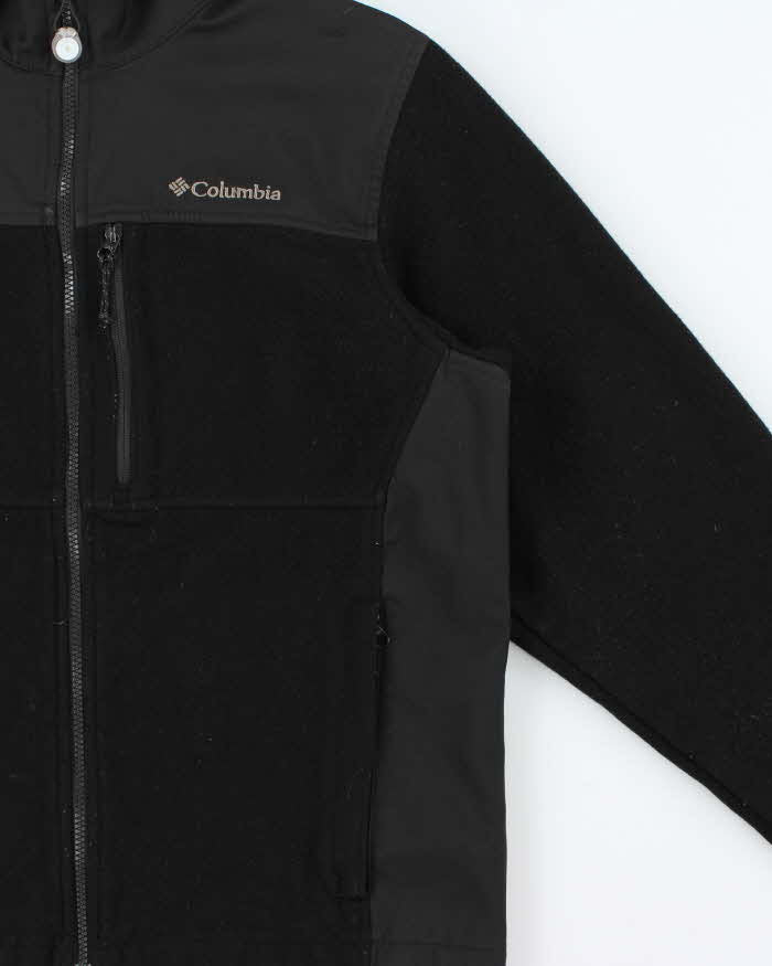 Vintage Columbia Interchange Wool Blend Full Zip Technical Fleece - M