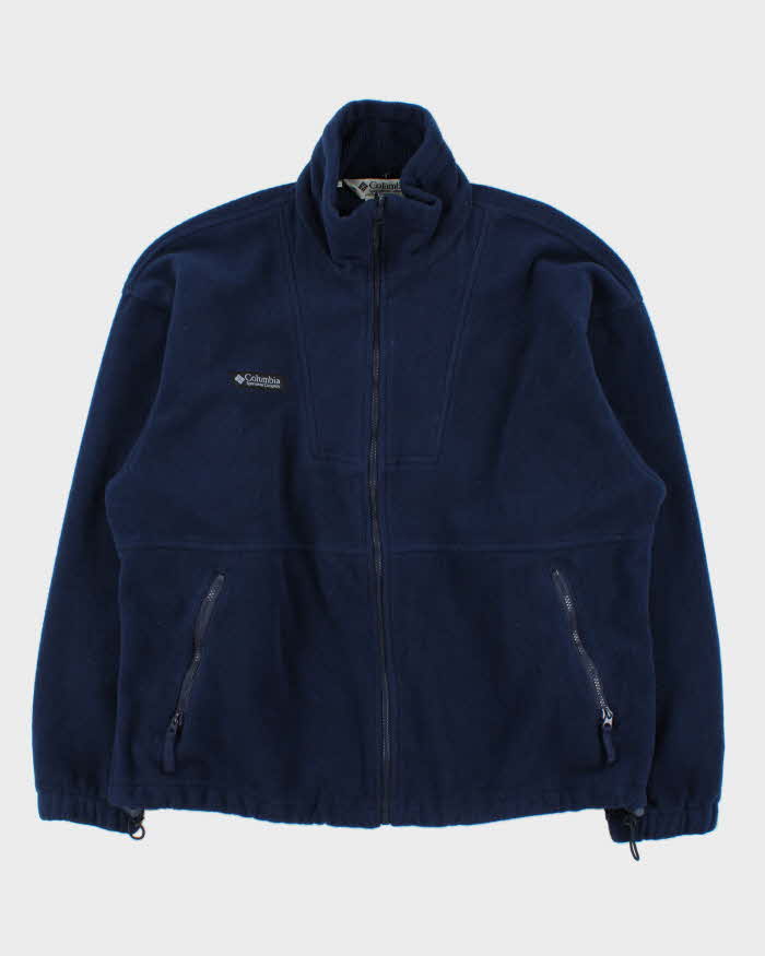 Vintage 1990s Columbia Oversized Full-zip Fleece - L