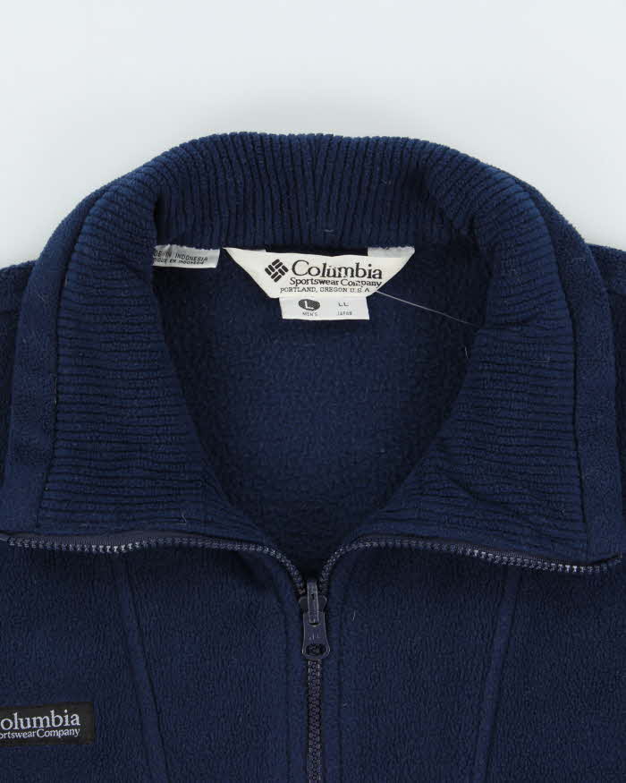 Vintage 1990s Columbia Oversized Full-zip Fleece - L