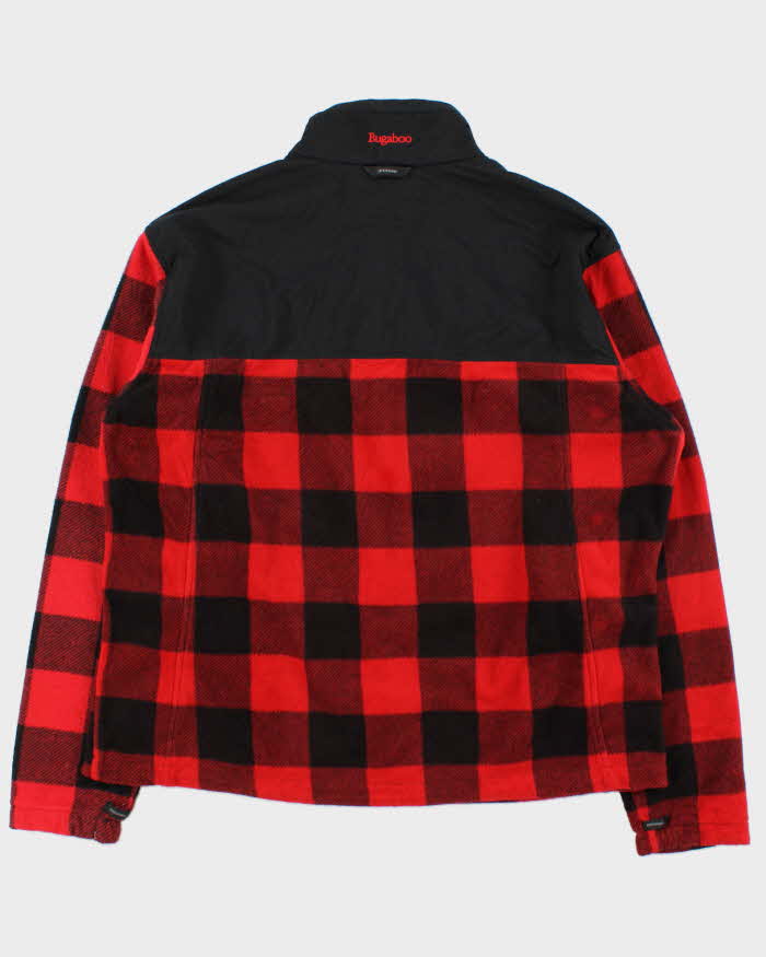 Vintage Columbia Interchange Buffalo Plaid Full-Zip Fleece - XL