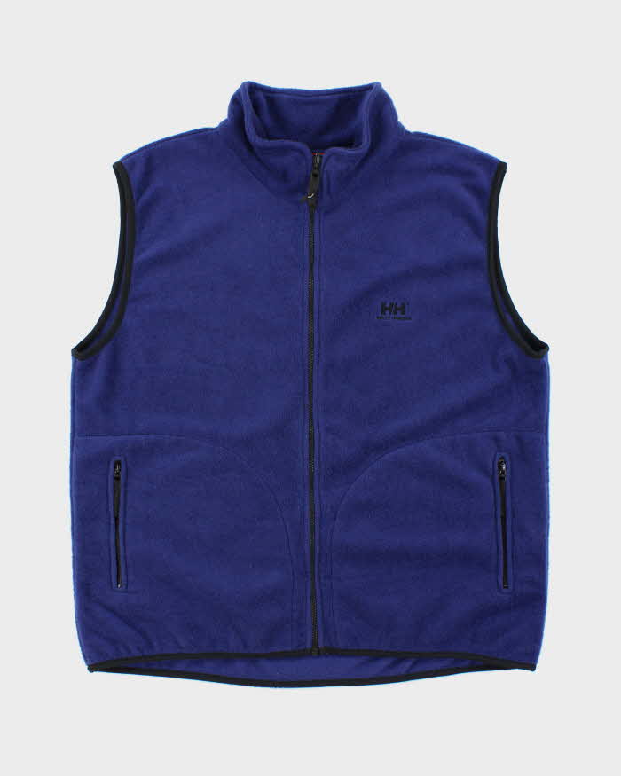 Vintage 1990s Helly Hansen Made In USA Fleece Gilet - XXL