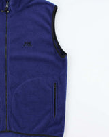 Vintage 1990s Helly Hansen Made In USA Fleece Gilet - XXL