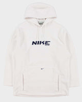 Vintage Y2K 00s Nike Embroidered Centre Swoosh Pullover Fleece Hoodie - L