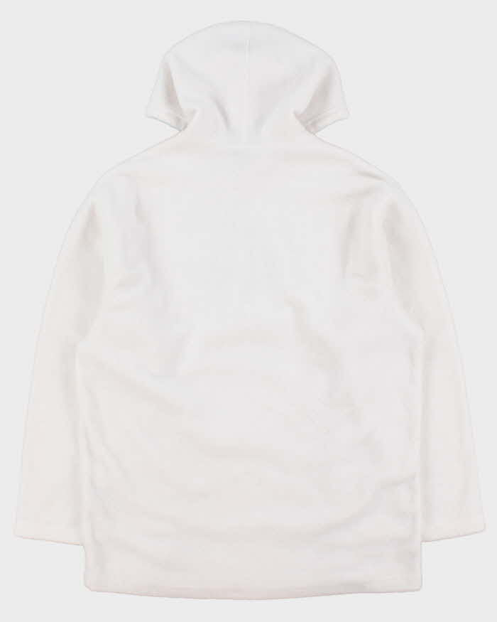 Vintage Y2K 00s Nike Embroidered Centre Swoosh Pullover Fleece Hoodie - L