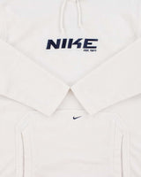 Vintage Y2K 00s Nike Embroidered Centre Swoosh Pullover Fleece Hoodie - L
