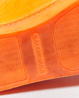 2019 Balenciaga 'Arena Low Neon Orange' Leather Trainers - UK7