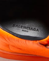 2019 Balenciaga 'Arena Low Neon Orange' Leather Trainers - UK7