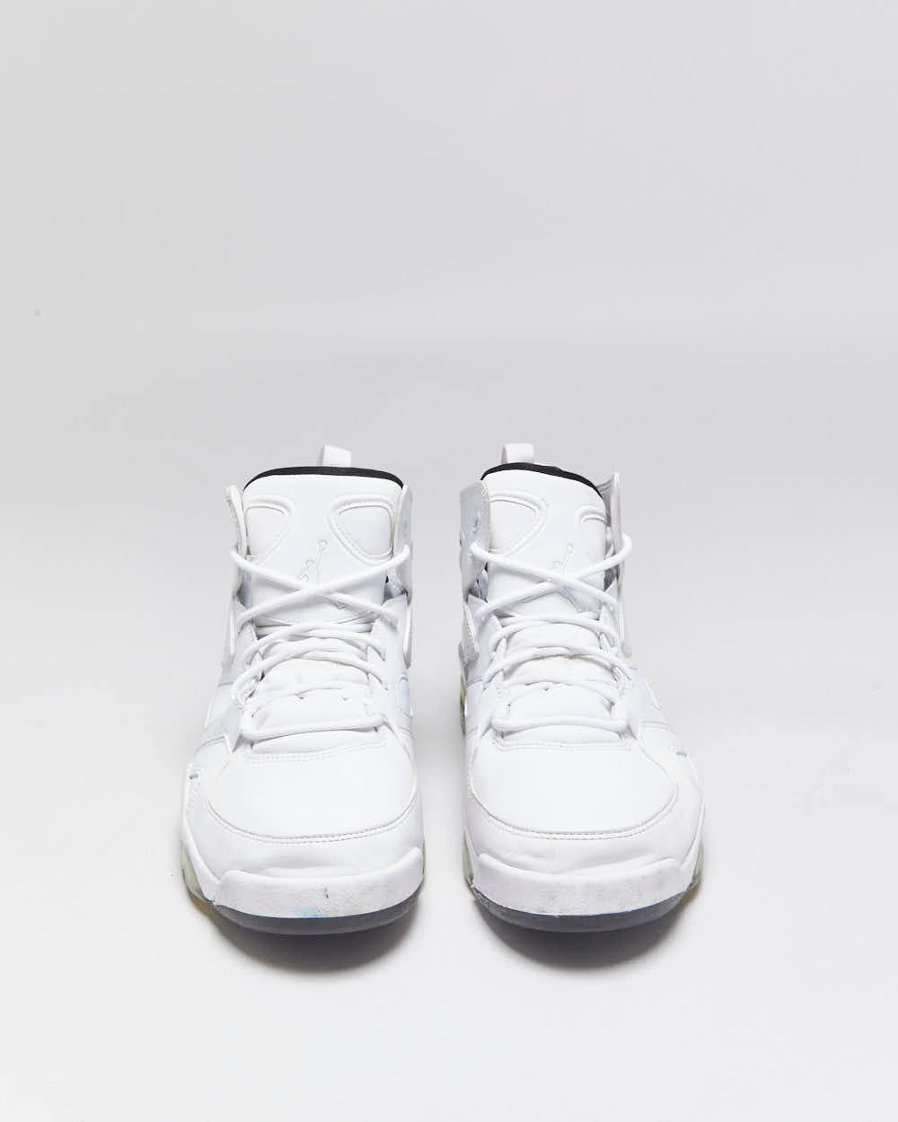 2021 Nike Air Jordan Flight Club '91 White/Metallic Silver High Top Trainers - UK9.5