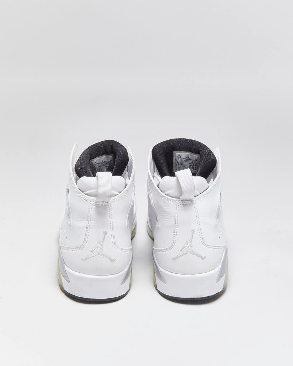 2021 Nike Air Jordan Flight Club '91 White/Metallic Silver High Top Trainers - UK9.5