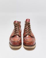 Vintage 1990s Redwing 875 Irish Setter Made In USA Heritage Leather Moc Toe Ankle Boots - UK7.5