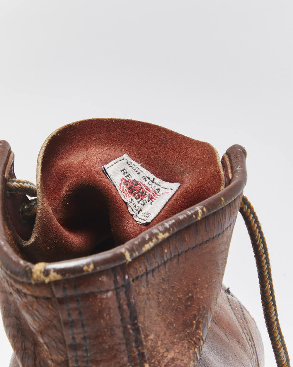 Vintage 1990s Redwing 875 Irish Setter Made In USA Heritage Leather Moc Toe Ankle Boots - UK7.5