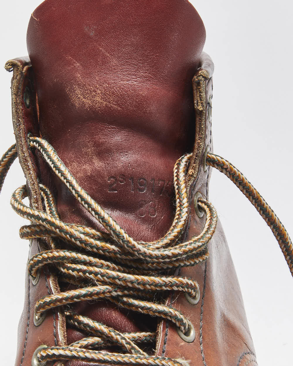 Vintage 1990s Redwing 875 Irish Setter Made In USA Heritage Leather Moc Toe Ankle Boots - UK7.5