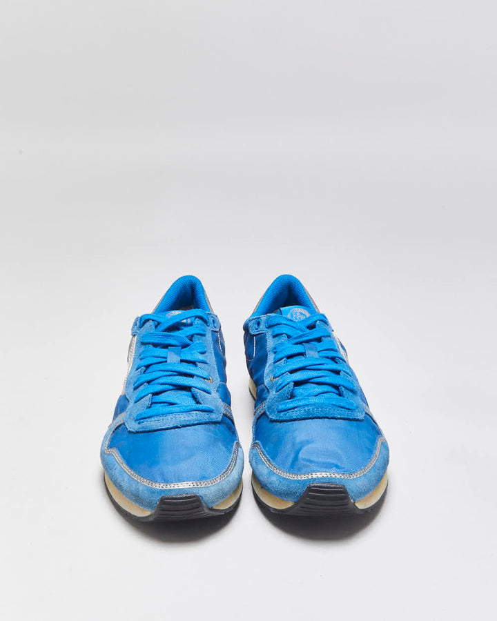 SS2014 Diesel Blue Suede 'Pass On' Low Trainers - UK8.5