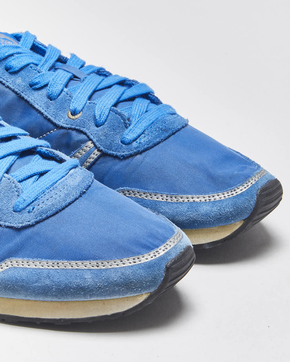 SS2014 Diesel Blue Suede 'Pass On' Low Trainers - UK8.5