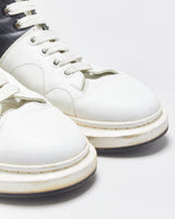 2021 Alexander Mcqueen Calfskin Leather Colourblock Exaggerated Sole High Top Trainers - UK7