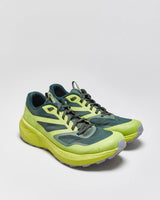 2022 Arc'teryx Novan LD3 Volt/Forest Green Vibram Trail Running Trainers - UK9