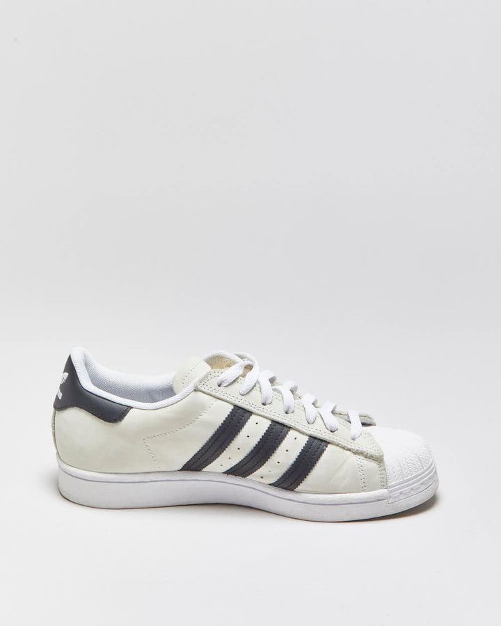 2020 Adidas Originals Superstar ADV 'Sage Cream/Core Black/Gold Metallic' Trainers - UK7.5