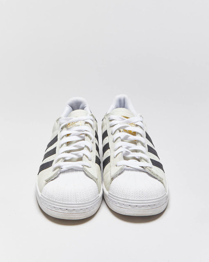 2020 Adidas Originals Superstar ADV 'Sage Cream/Core Black/Gold Metallic' Trainers - UK7.5