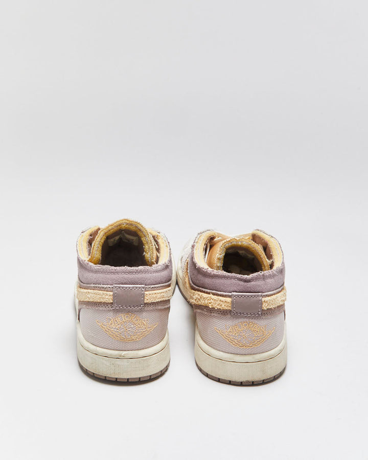 2022 Nike Air Jordan 1 Low SE Craft 'Inside Out Taupe Haze' Trainers - UK7