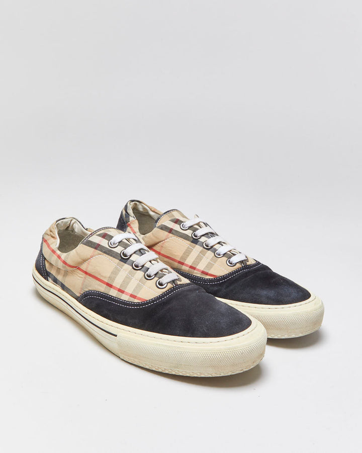 SS2023 Burberry Wilson Novacheck Suede Low Top Trainers - UK11