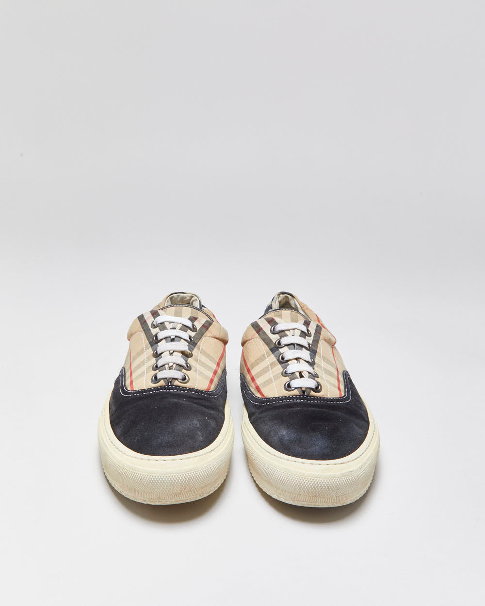 SS2023 Burberry Wilson Novacheck Suede Low Top Trainers - UK11