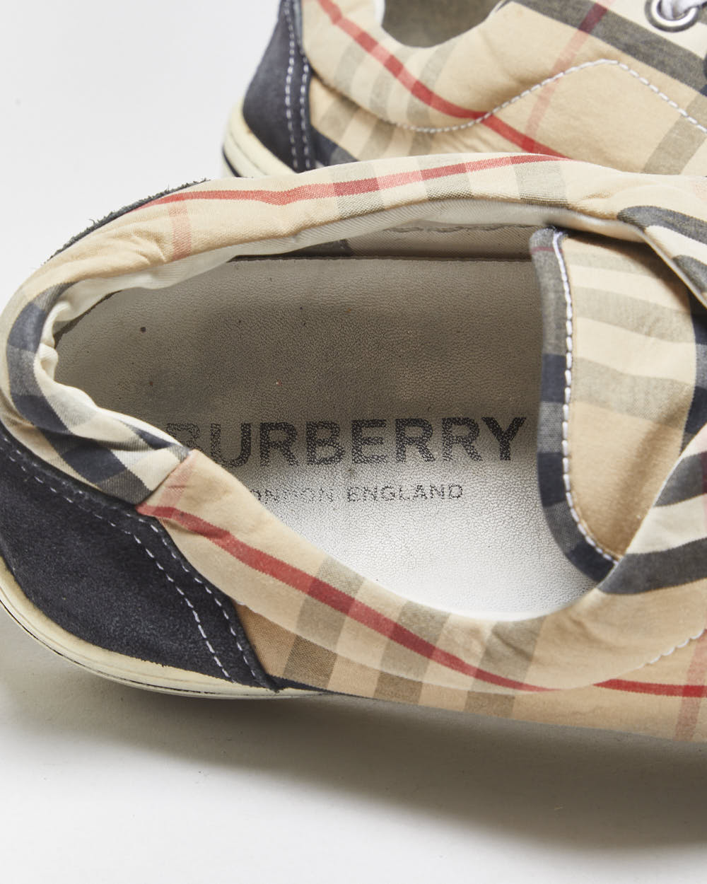 SS2023 Burberry Wilson Novacheck Suede Low Top Trainers - UK11