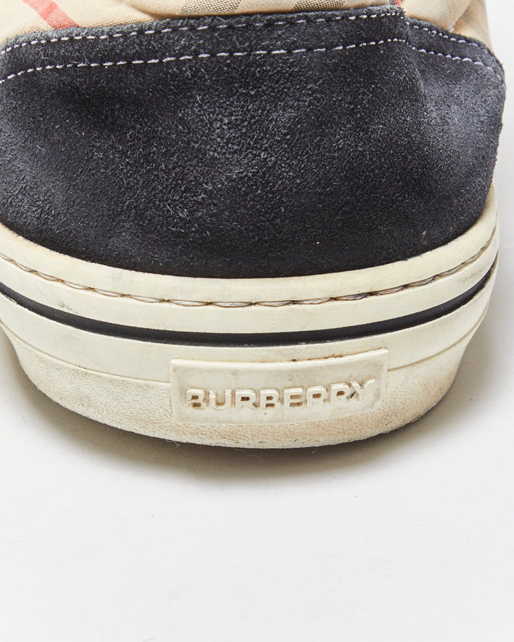 SS2023 Burberry Wilson Novacheck Suede Low Top Trainers - UK11