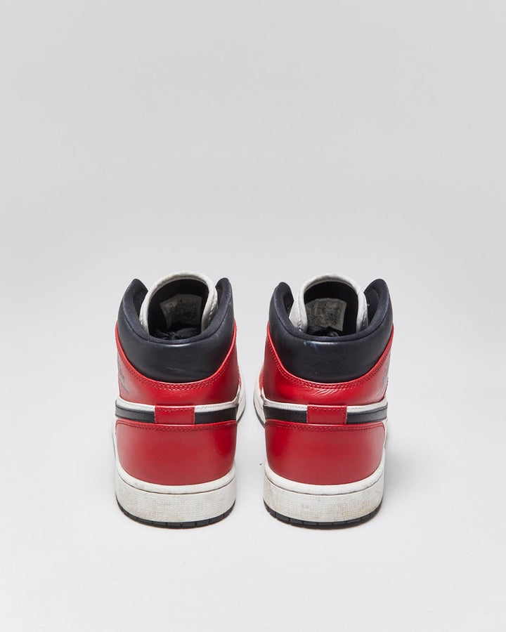 2019 Nike Air Jordan 1 Mid 'Chicago Black Toe' Trainers - UK10