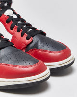2019 Nike Air Jordan 1 Mid 'Chicago Black Toe' Trainers - UK10