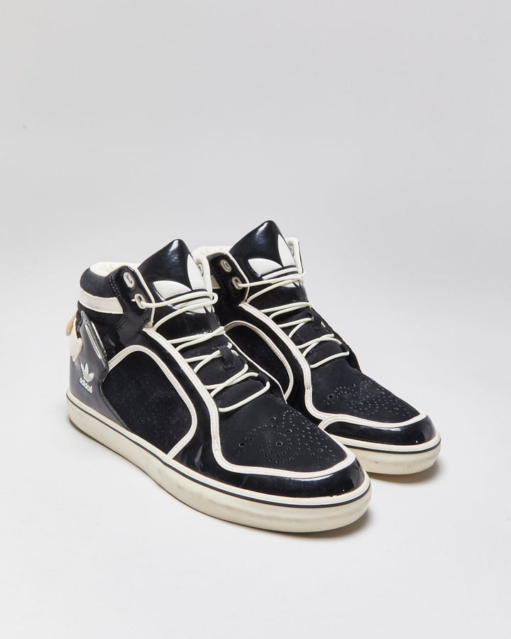2011 Adidas Adi-Rise Patent Leather High Top Trainers - UK10