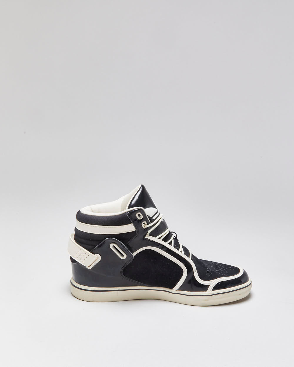 2011 Adidas Adi-Rise Patent Leather High Top Trainers - UK10