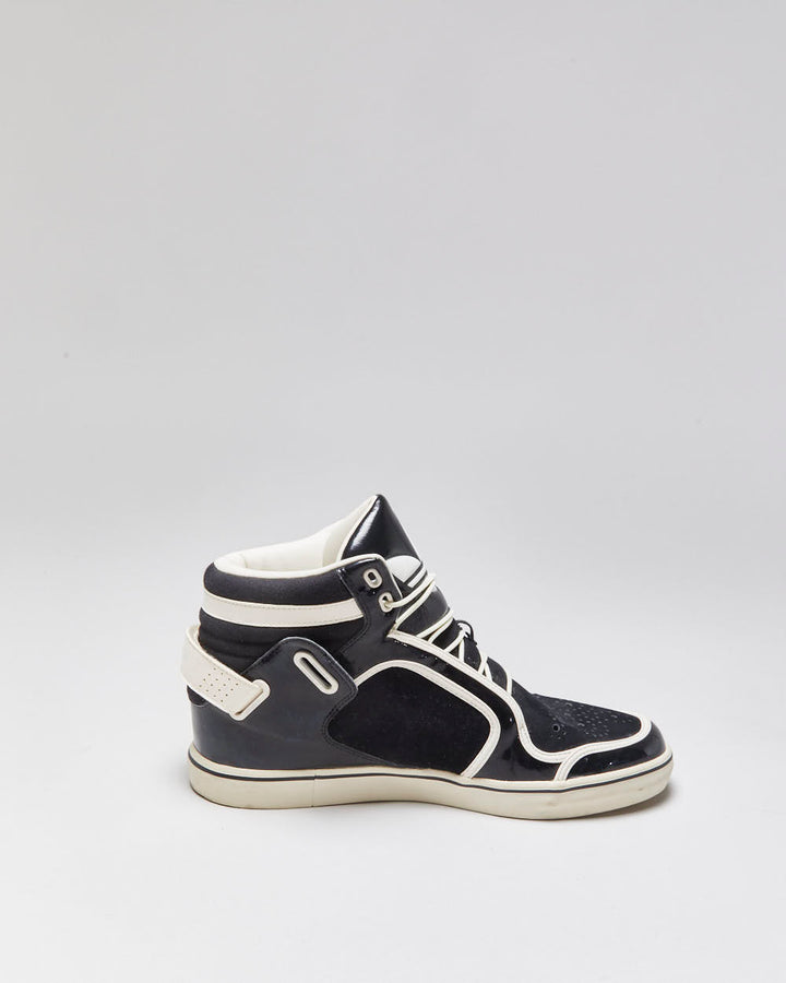 2011 Adidas Adi-Rise Patent Leather High Top Trainers - UK10