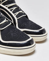 2011 Adidas Adi-Rise Patent Leather High Top Trainers - UK10