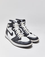 2014 Nike Air Jordan 1 Retro High OG Black/White Panda Trainers - UK9.5