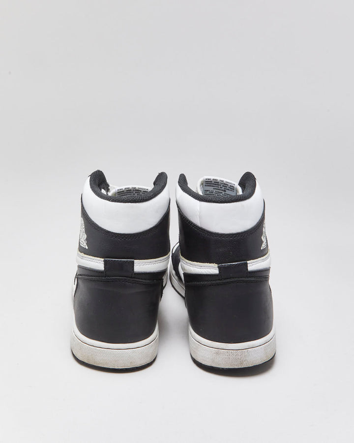 2014 Nike Air Jordan 1 Retro High OG Black/White Panda Trainers - UK9.5
