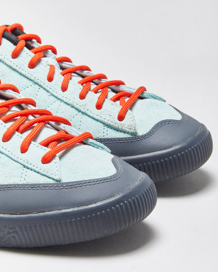 DS 2022 Puma Clyde Rubber x Perks & Mini 'PAMPUMA ISLAND' Light Aqua/Warm Earth Trainers - UK9.5