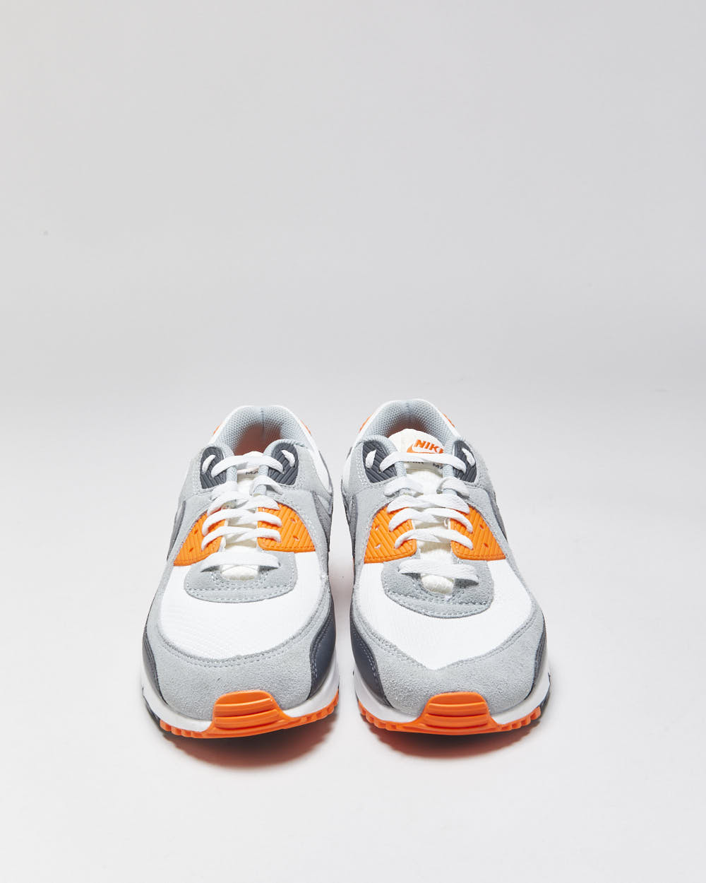 DS 2024 Nike Air Max 90 'Summit White/Safety Orange/Dark Smoke Grey/Smoke Grey' Trainers - UK11