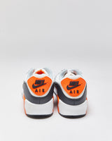 DS 2024 Nike Air Max 90 'Summit White/Safety Orange/Dark Smoke Grey/Smoke Grey' Trainers - UK11