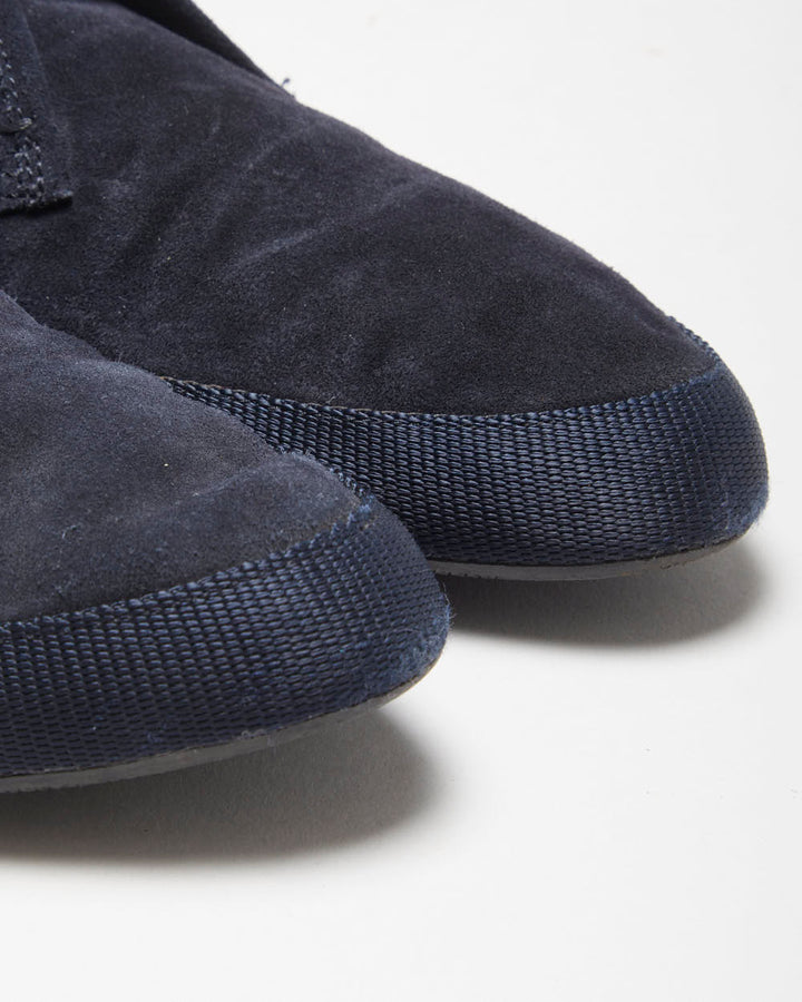 Vintage Prada Sport Midnight Navy Suede Luna Rossa Lightweight Chukka Boots - UK7